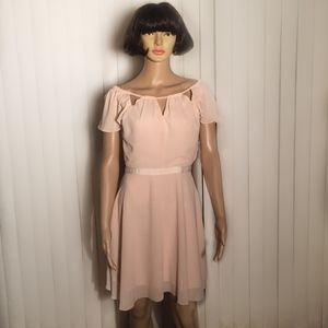 Moon Collection Dress with cut out neckline